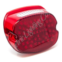 Load image into Gallery viewer, Letric Lighting 99-23 Square Back Model SO-LO Slantback Low-Profile LED Taillight - Red Lens - Side View