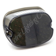Load image into Gallery viewer, Letric Lighting 99-23 Square Back Model SO-LO Slantback Low-Profile LED Taillight - Smoke Lens - Side View