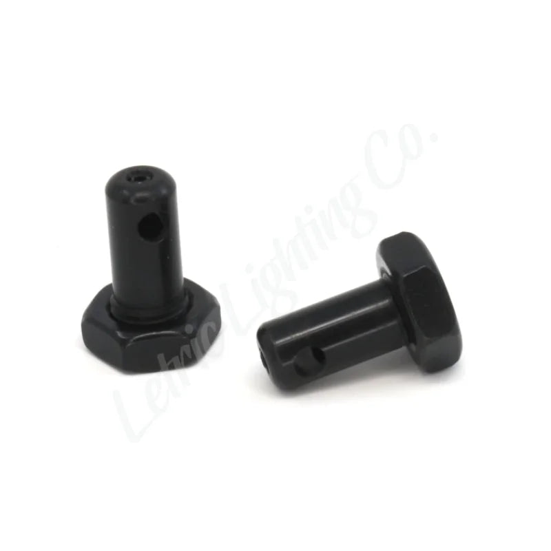 Letric Lighting Front Mirror Stem Mount for 45-Caliber MINI LEDs - Black Phosphate - Main Product View