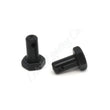 Load image into Gallery viewer, Letric Lighting Front Mirror Stem Mount for 45-Caliber MINI LEDs - Black Phosphate - Side View