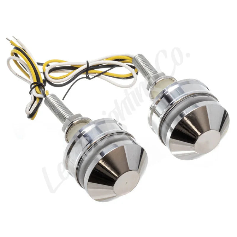 Letric Lighting Grip Ind Lghts Pol Cap Wht/Amb - Side View