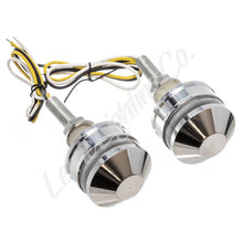 Load image into Gallery viewer, Letric Lighting Grip Ind Lghts Pol Cap Wht/Amb - Side View