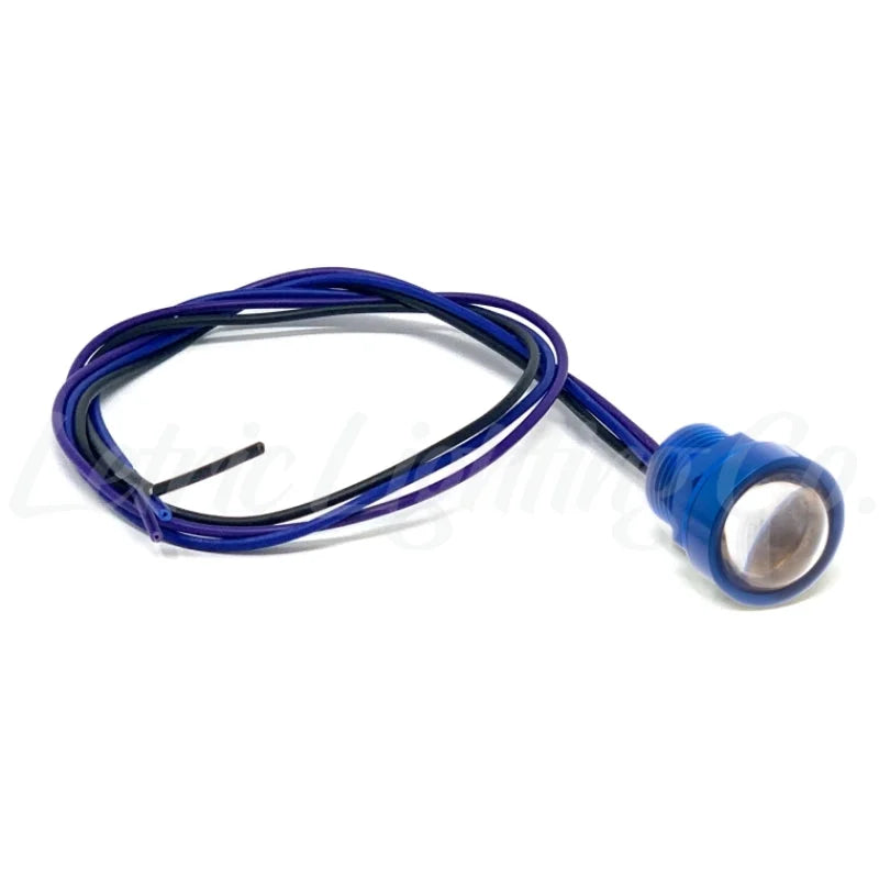 Letric Lighting Royal Flush G2 LEDs Sealed Blue Anodized Body - Red/amber - Main Product View