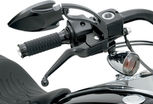 Load image into Gallery viewer, Lever Set - Black DragSpecialties H07-0574-BLK - Back View