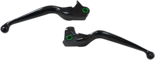Load image into Gallery viewer, Lever Set - Black DragSpecialties H07-0596MB - Main Product View