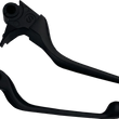 Load image into Gallery viewer, Lever Set - Narrow - Black DragSpecialties H07-0574NMB - Main Product View