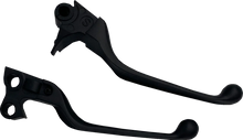 Load image into Gallery viewer, Lever Set - Narrow - Black DragSpecialties H07-0574NMB - Main Product View