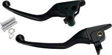 Load image into Gallery viewer, Lever Set - Narrow - Black DragSpecialties H07-0585NMB - Main Product View