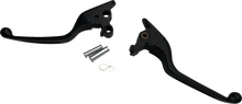 Load image into Gallery viewer, Lever Set - Narrow - Black DragSpecialties H07-0585NMB - Side View