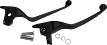 Load image into Gallery viewer, Lever Set - Narrow - Black DragSpecialties H07-0591NMB - Main Product View