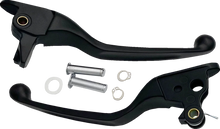 Load image into Gallery viewer, Lever Set - Narrow - Black DragSpecialties H07-0730NMB - Main Product View