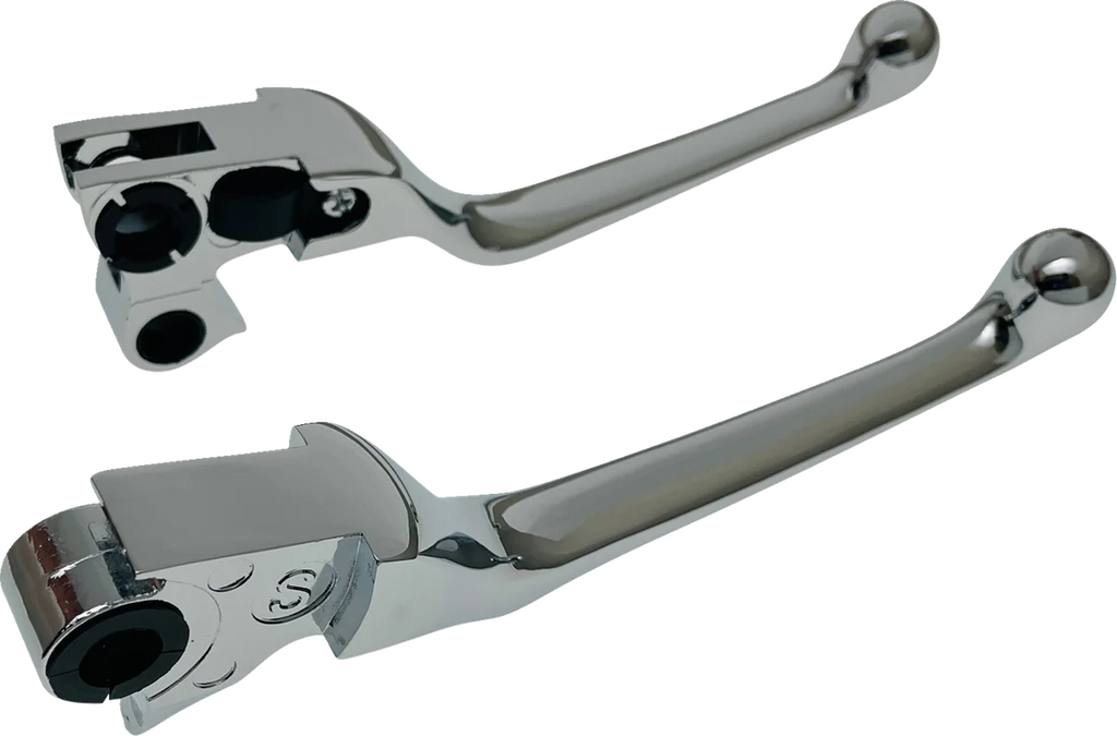 Lever Set - Narrow - Chrome DragSpecialties H07-0574N - Main Product View