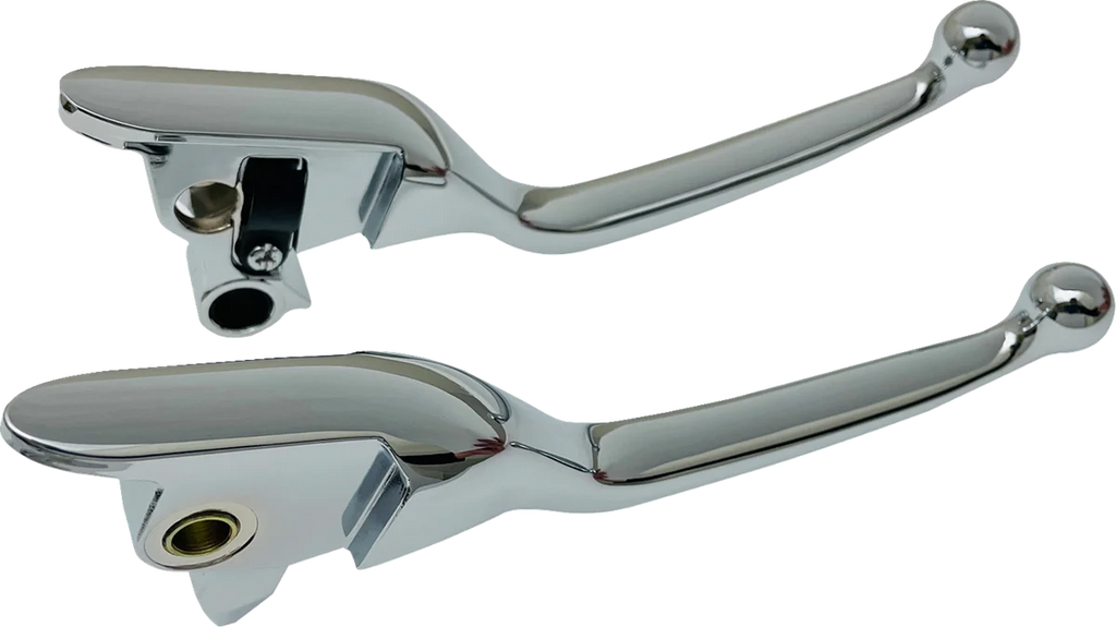 Lever Set - Narrow - Chrome DragSpecialties H07-0585N - Main Product View