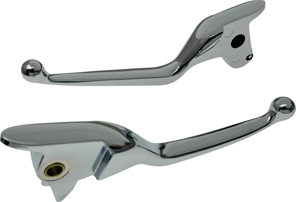Lever Set - Narrow - Chrome DragSpecialties H07-0591N - Main Product View