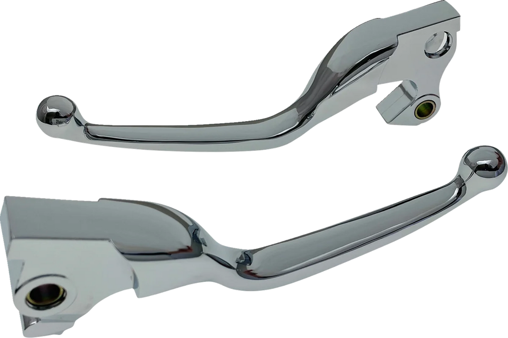 Lever Set - Narrow - Chrome DragSpecialties H07-0592N - Main Product View
