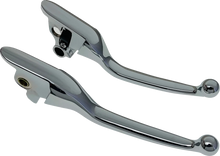 Load image into Gallery viewer, Lever Set - Narrow - Chrome DragSpecialties H07-0593N - Main Product View