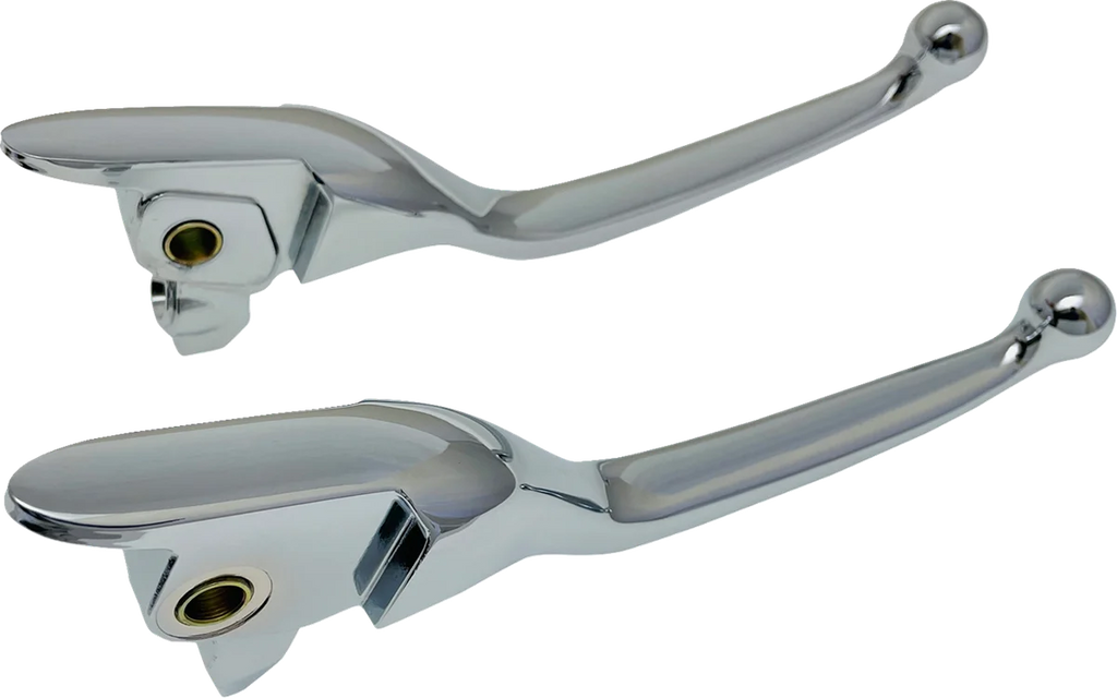 Lever Set - Narrow - Chrome DragSpecialties H07-0595N - Main Product View