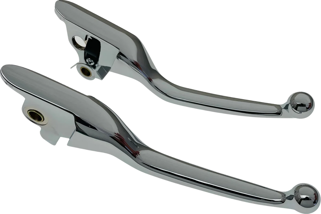 Lever Set - Narrow - Chrome DragSpecialties H07-0730N - Main Product View