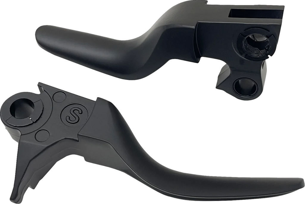 Lever Set - Short - Black DragSpecialties H07-0574SMB - Main Product View