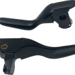 Load image into Gallery viewer, Lever Set - Short - Black DragSpecialties H07-0591SMB - Main Product View