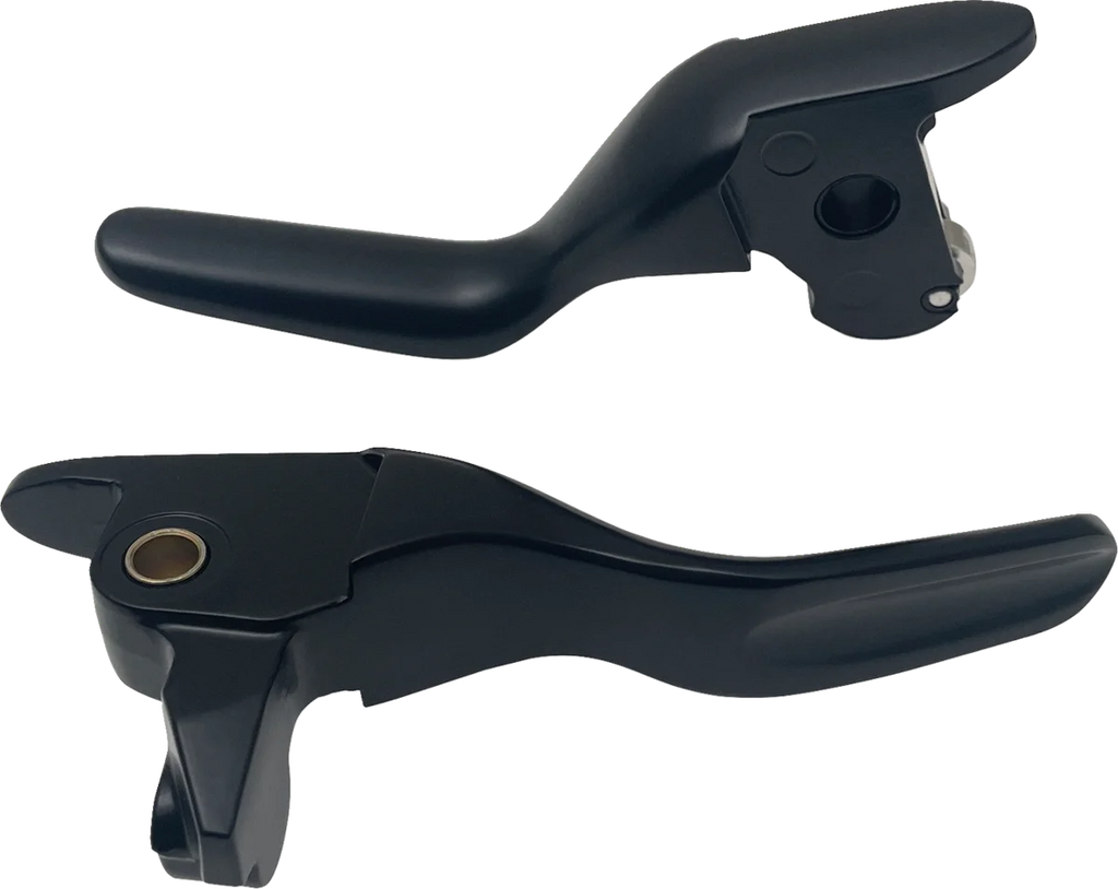Lever Set - Short - Black DragSpecialties H07-0591SMB - Main Product View