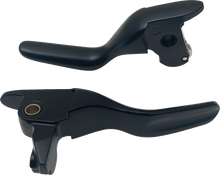 Load image into Gallery viewer, Lever Set - Short - Black DragSpecialties H07-0591SMB - Main Product View