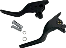 Load image into Gallery viewer, Lever Set - Short - Black DragSpecialties H07-0593SMB - Main Product View