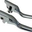 Load image into Gallery viewer, Lever Set - Short - Chrome DragSpecialties H07-0592S - Main Product View