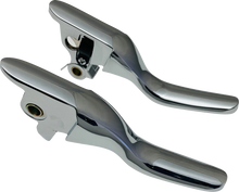 Load image into Gallery viewer, Lever Set - Short - Chrome DragSpecialties H07-0592S - Main Product View