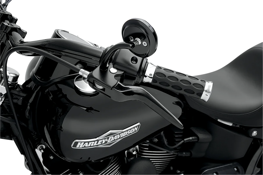 Levers - Custom - Black DragSpecialties 053326 - Back View
