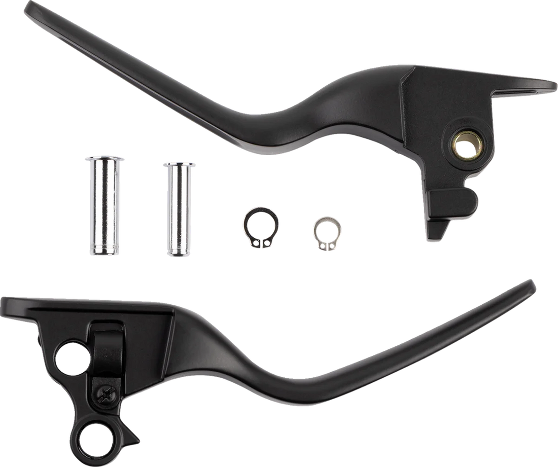 Levers - LSR - Black DragSpecialties 053591 - Side View