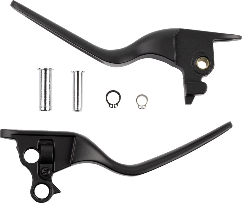 Levers - LSR - Black DragSpecialties 053591 - Side View