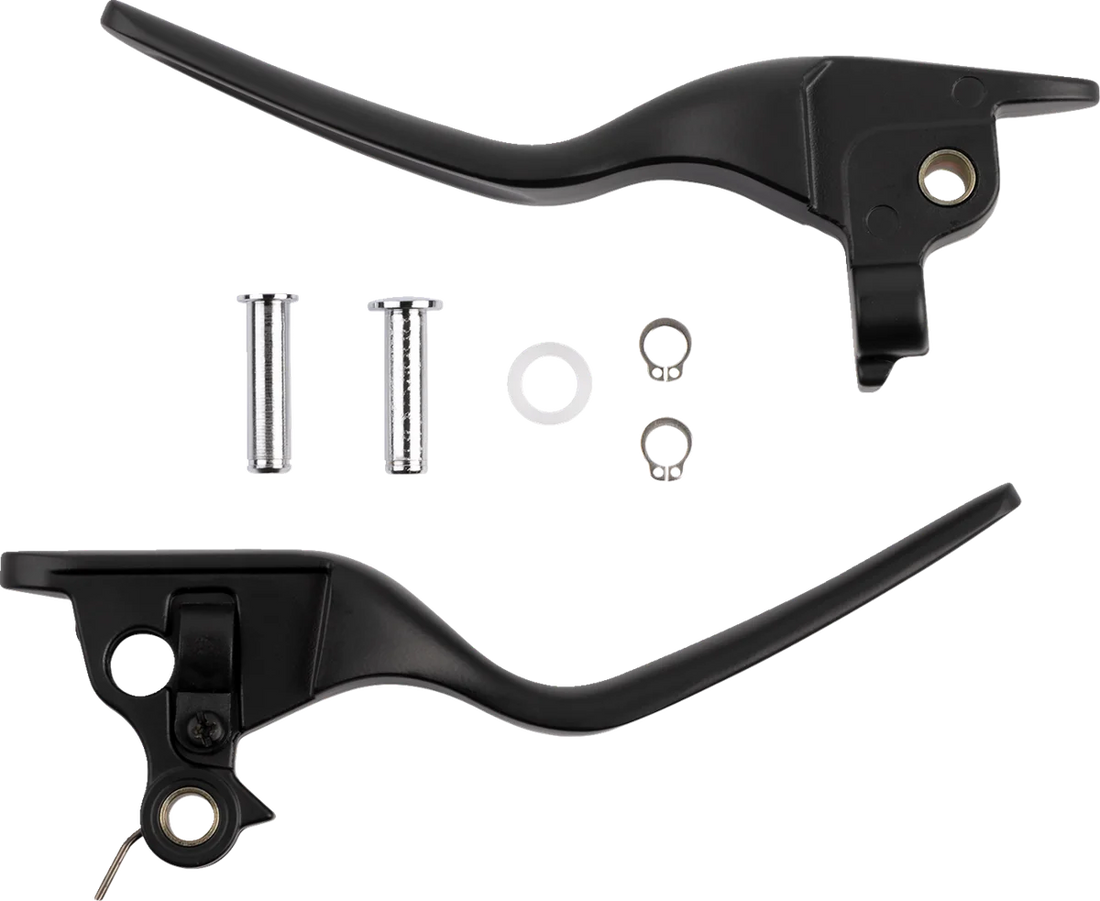 Levers - LSR - Black DragSpecialties 053843 - Side View