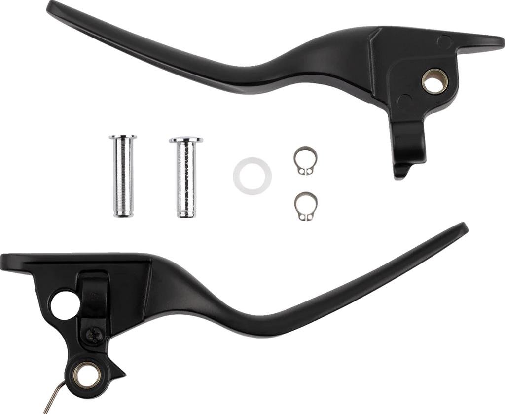 Levers - LSR - Black DragSpecialties 053843 - Side View