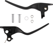 Load image into Gallery viewer, Levers - LSR - Black DragSpecialties 053843 - Side View
