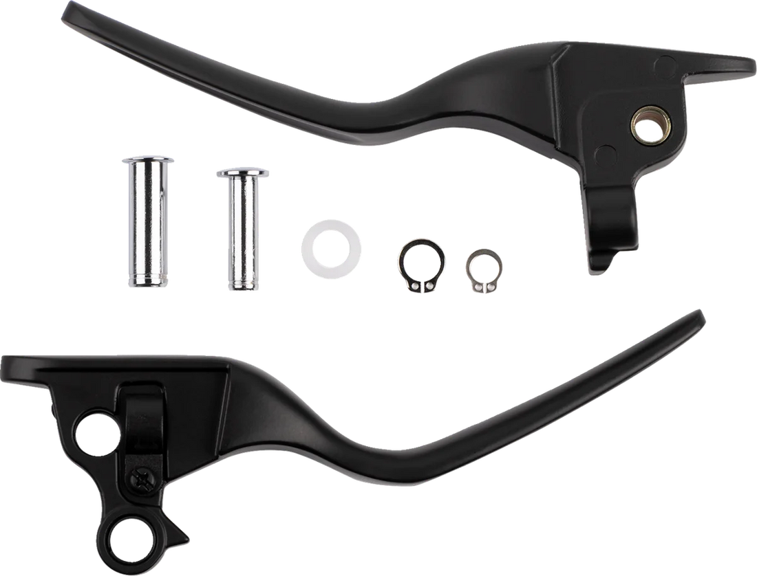 Levers - LSR - Black DragSpecialties 053987 - Side View