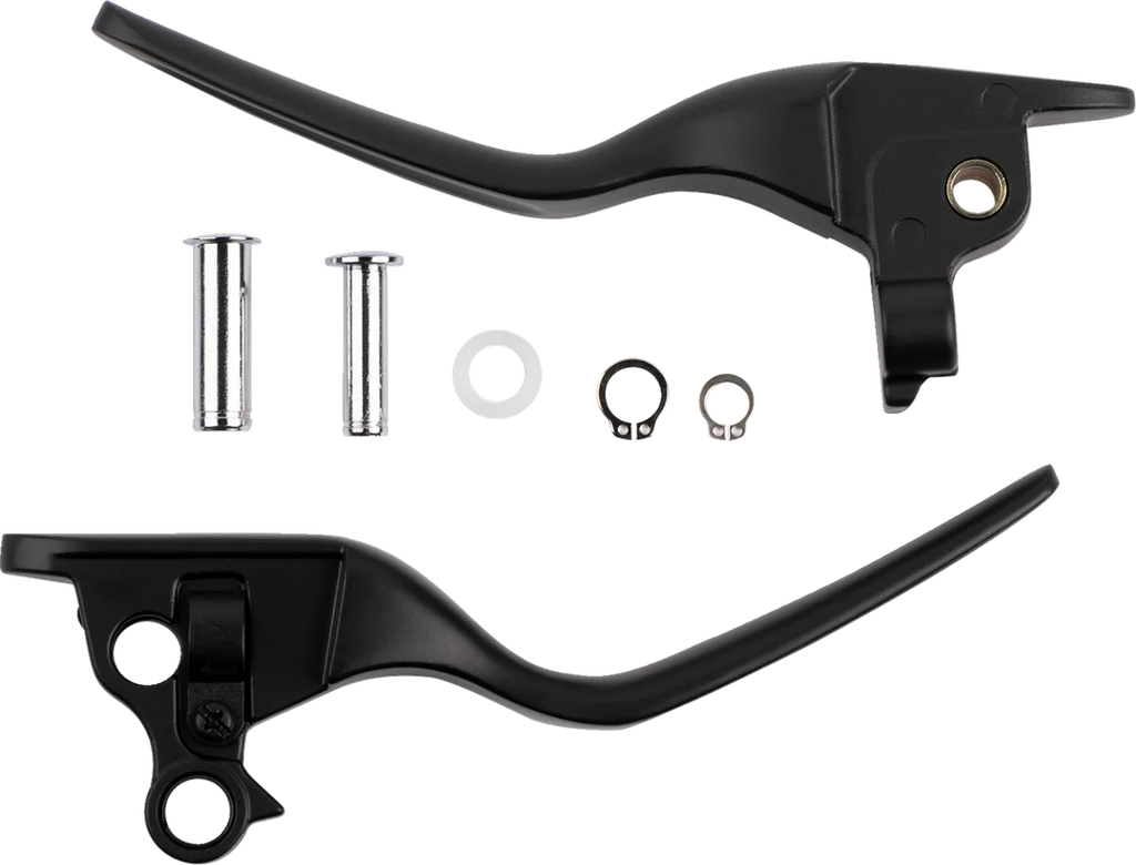 Levers - LSR - Black DragSpecialties 053987 - Side View