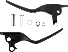 Load image into Gallery viewer, Levers - LSR - Black DragSpecialties 053987 - Side View