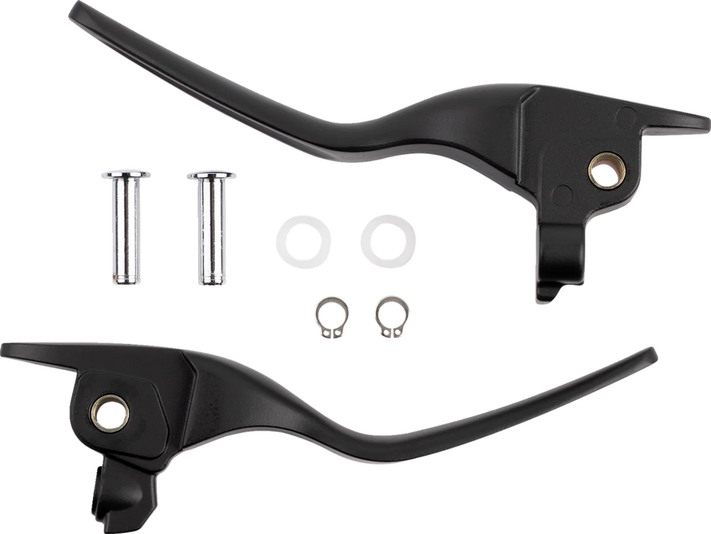 Levers - LSR - Black DragSpecialties 053996 - Side View