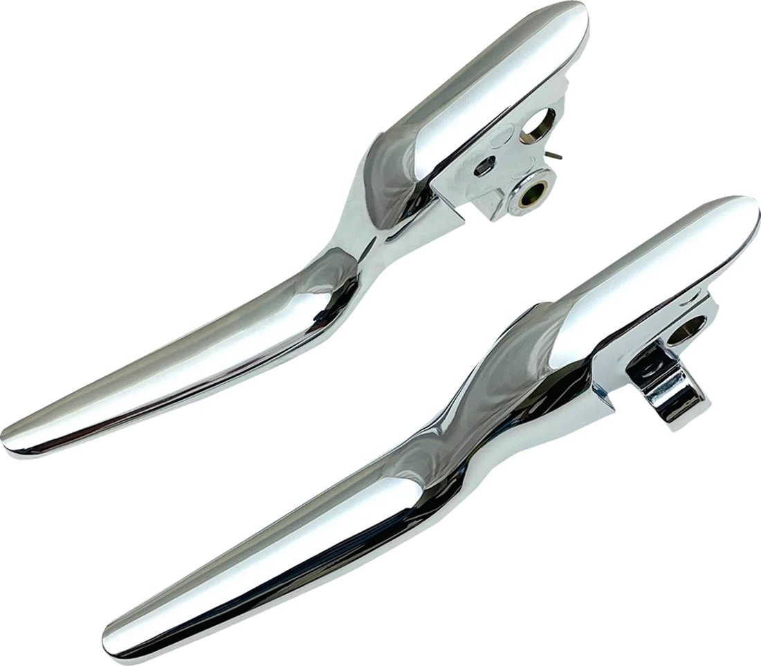 Levers - LSR - Chrome DragSpecialties 053842 - Side View