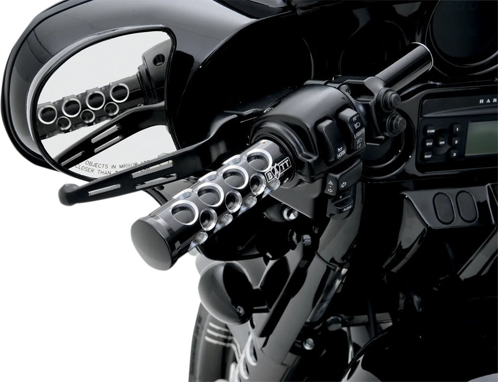 Levers - Slotted - Black DragSpecialties H07-0587B - Side View
