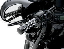 Load image into Gallery viewer, Levers - Slotted - Black DragSpecialties H07-0587B - Side View