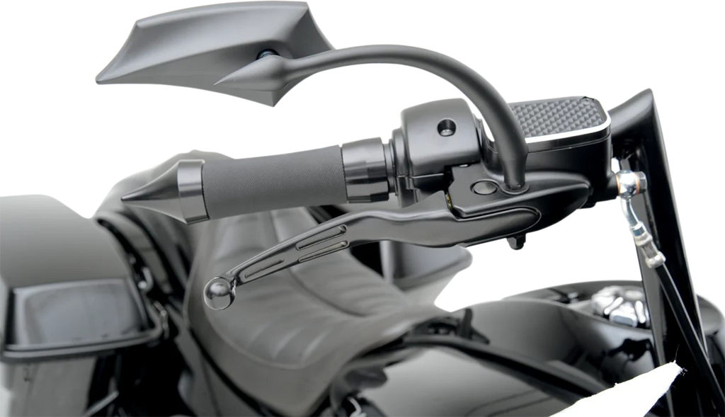 Levers - Slotted - Black DragSpecialties H07-0587B - Installation View