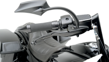 Load image into Gallery viewer, Levers - Slotted - Black DragSpecialties H07-0587B - Installation View