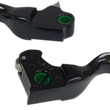 Load image into Gallery viewer, Levers - Slotted - Black DragSpecialties H07-0606MB - Main Product View