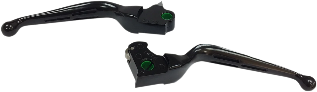 Levers - Slotted - Black DragSpecialties H07-0606MB - Main Product View
