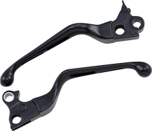 Load image into Gallery viewer, Levers - Slotted - Black DragSpecialties H07-0769B - Main Product View