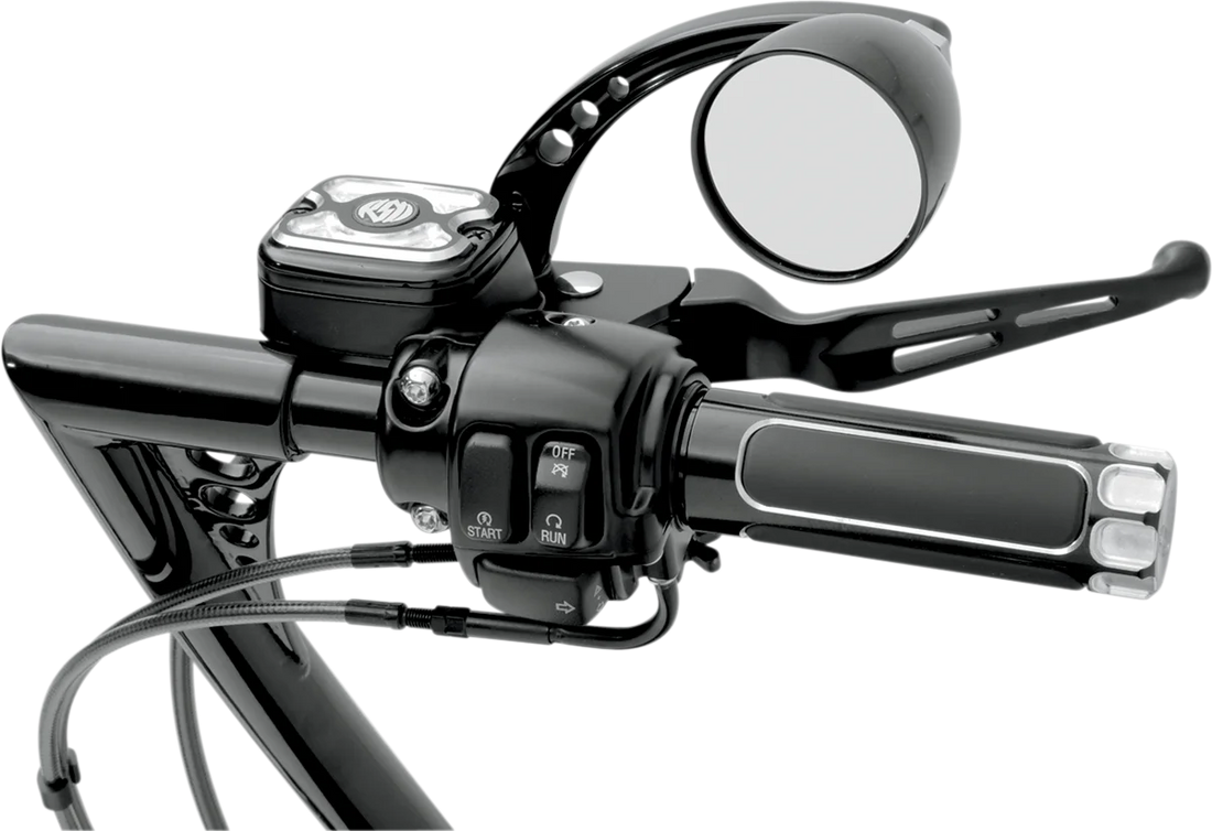 Levers - Slotted - Black DragSpecialties H07-0769B - Side View