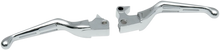 Load image into Gallery viewer, Levers - Slotted - Chrome DragSpecialties H07-0589 - Main Product View
