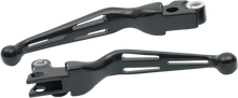 Load image into Gallery viewer, Levers - Slotted - Chrome DragSpecialties H07-0602 - Side View